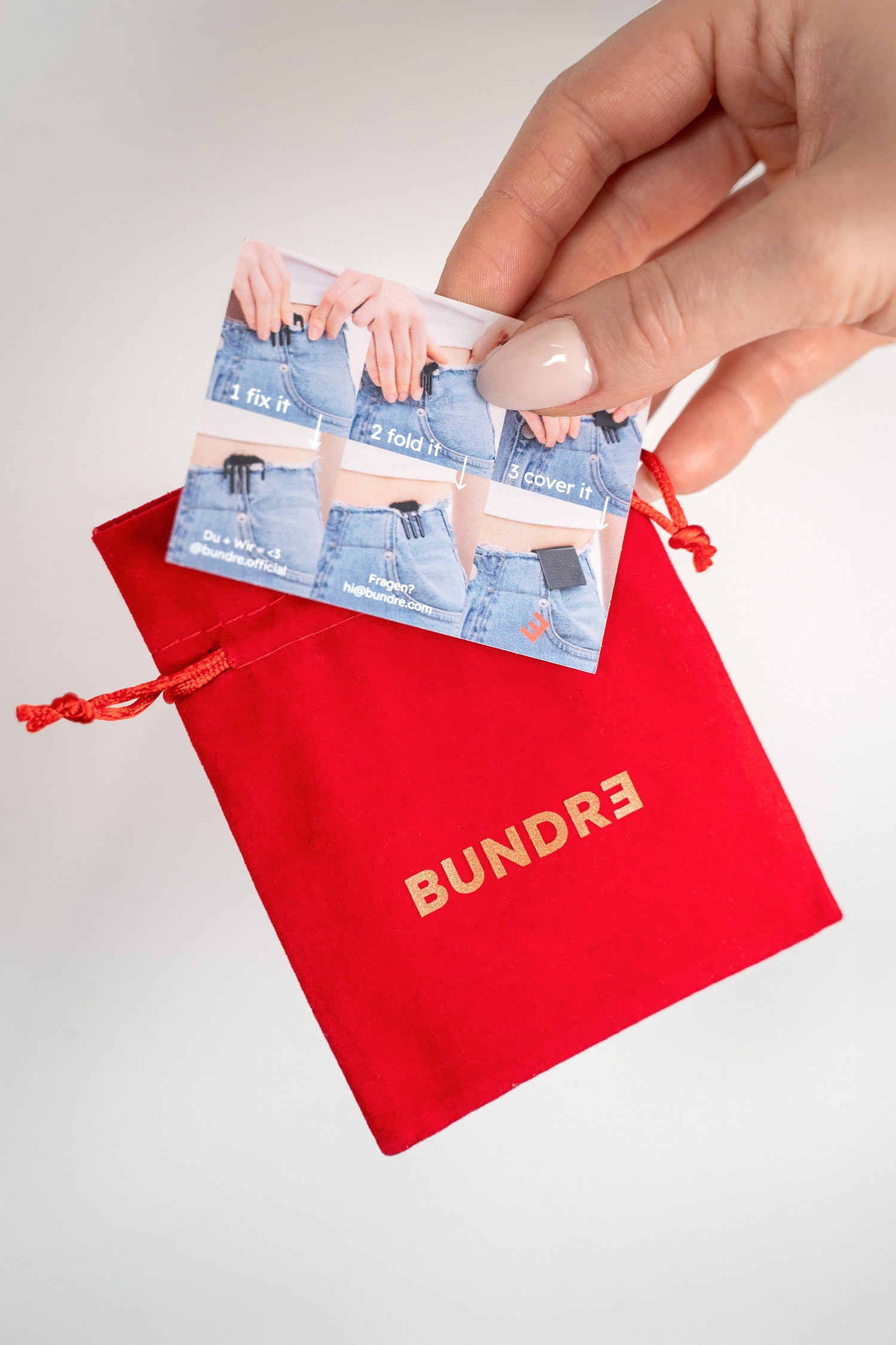 Geschenkverpackung deep red