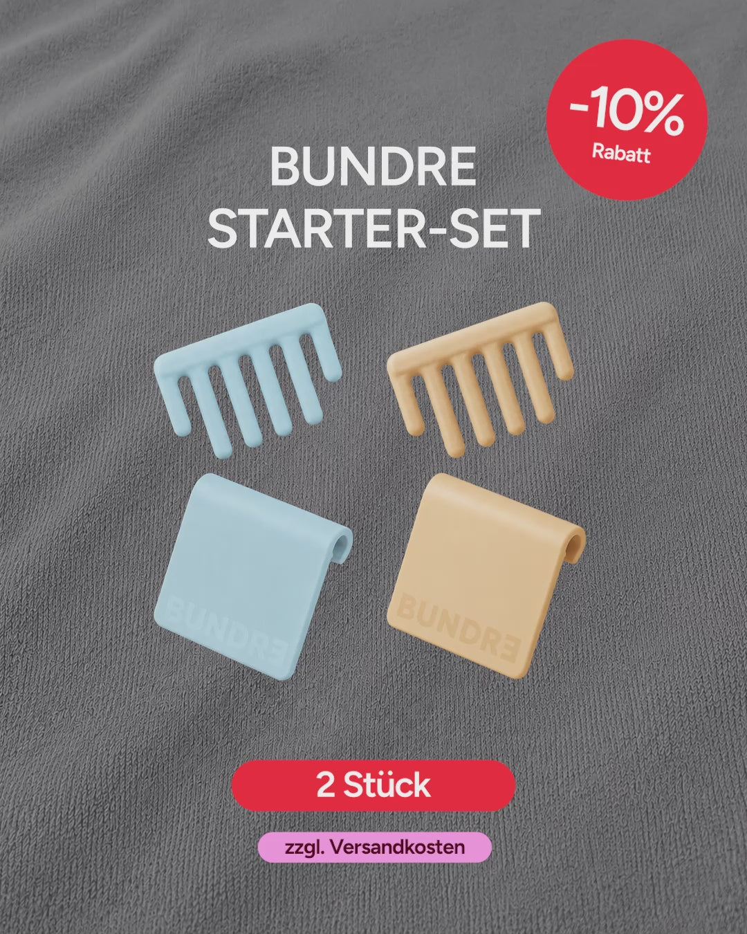 2 Stück -10% Rabatt